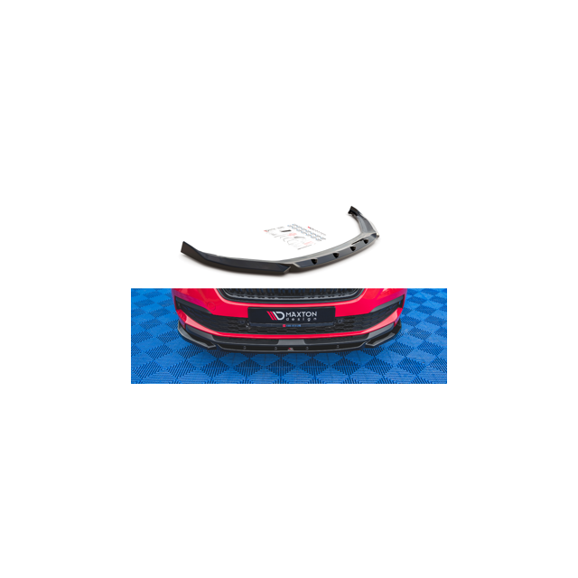 Добавка за предна броня/лип спойлер  V.1 Skoda Kamiq - Maxton Design