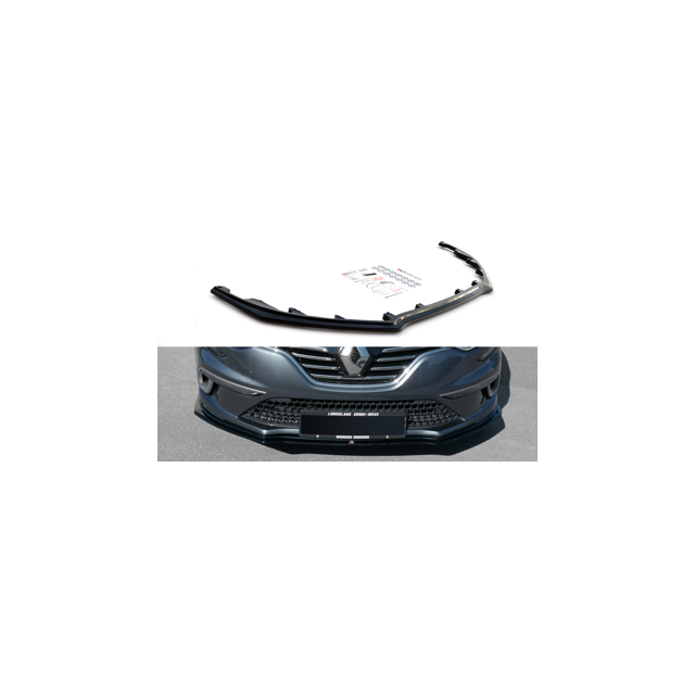 Добавка за предна броня/лип спойлер  Renault Megane Mk.4 GT-Line - Maxton Design