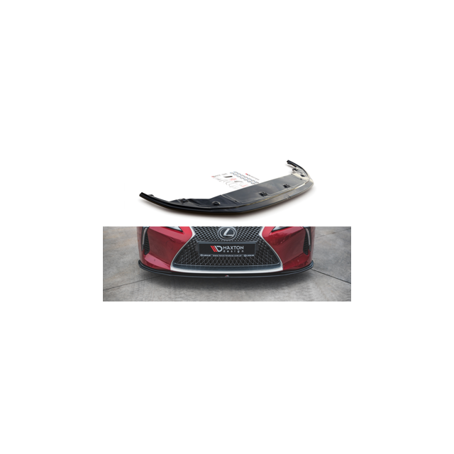 Добавка за предна броня/лип спойлер  V.2 Lexus LC 500 - Maxton Design