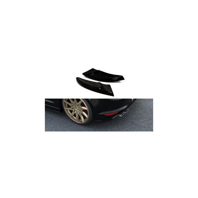 Добавки за задна броня v.1 VW Golf 7 R / R-Line - Maxton Design