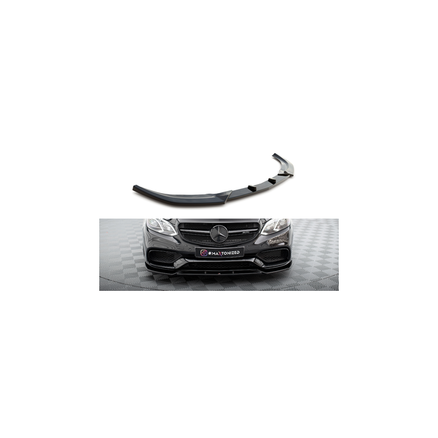 Добавка за предна броня/лип спойлер  Mercedes-Benz E63 AMG седан W212 Фейслифт - Maxton Design