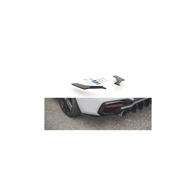Добавки за задна броня v.3 за BMW 1 F20 M140I - Maxton Design