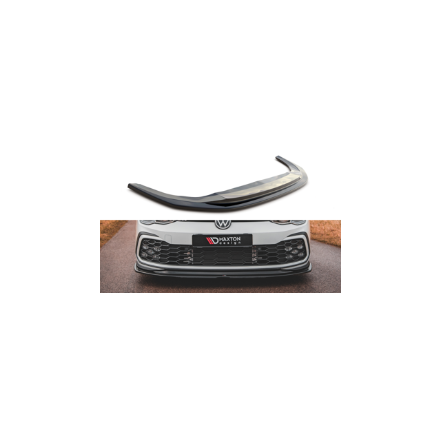 Добавка за предна броня/лип спойлер  V.5 Volkswagen Golf 8 GTI - Maxton Design