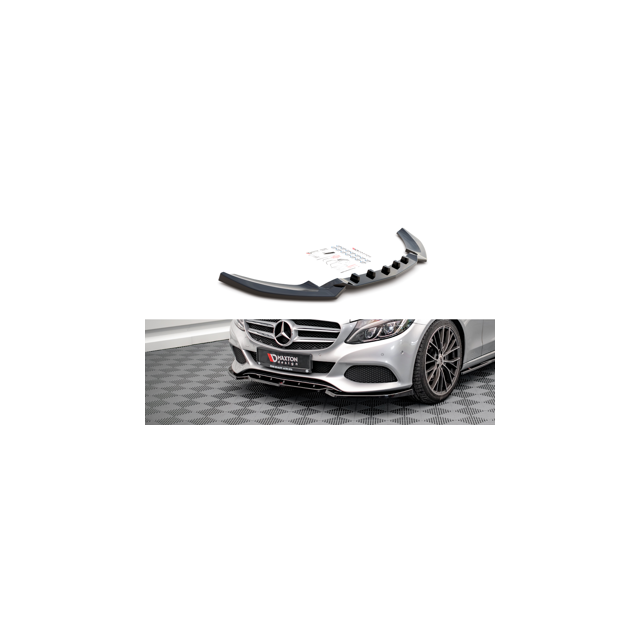 Добавка за предна броня/лип спойлерMercedes-Benz C W205 - Maxton Design