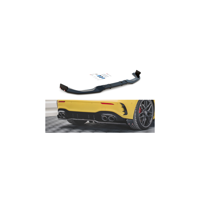 Централна Добавка за задна броня + Добавки за Mercedes-AMG A 45 S Aero Pack W177 - Maxton Design