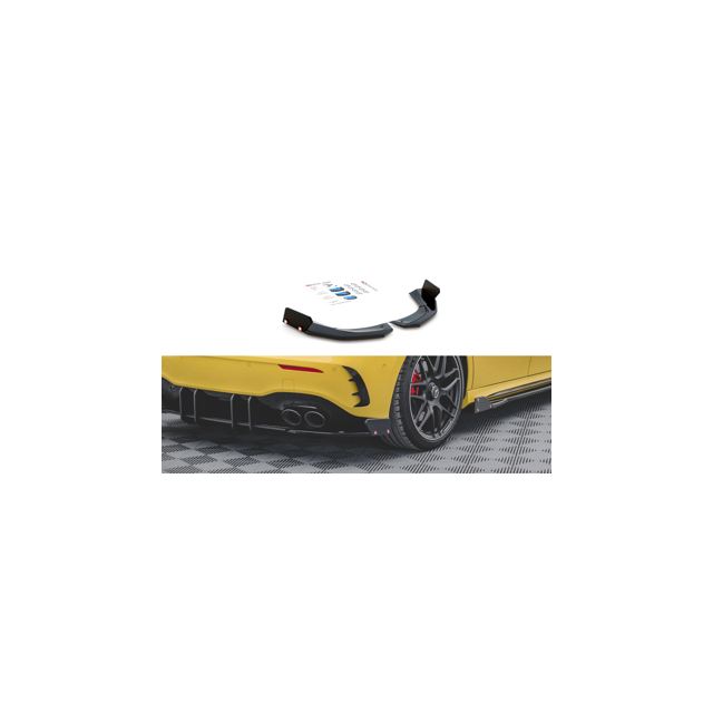 Добавки за задна броня V.2 + Добавки Mercedes-AMG A 45 S Aero Pack W177 - Maxton Design