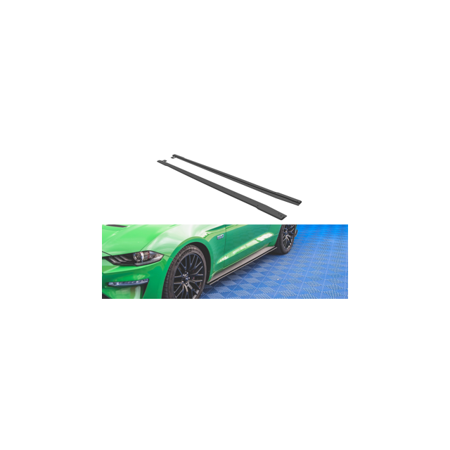 Добавки за прагове Street Pro Side Siles V.1 Ford Mustang GT Mk6 Facelift - Maxton Design