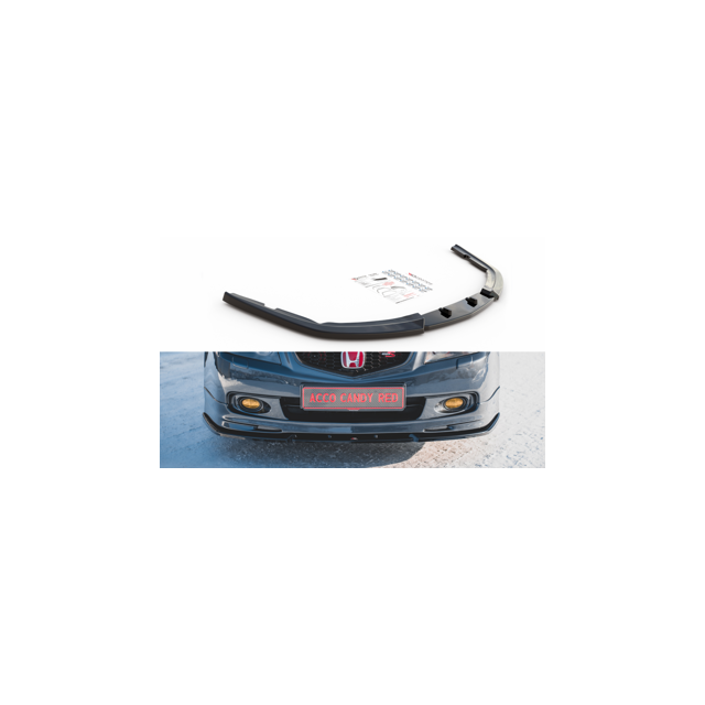Добавка за предна броня/лип спойлер  V.2 Honda Accord Mk7 Type-S - Maxton Design