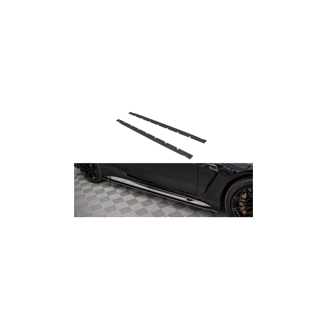 Добавки за прагове Street Pro Side Siles BMW M4 G82 - Maxton Design