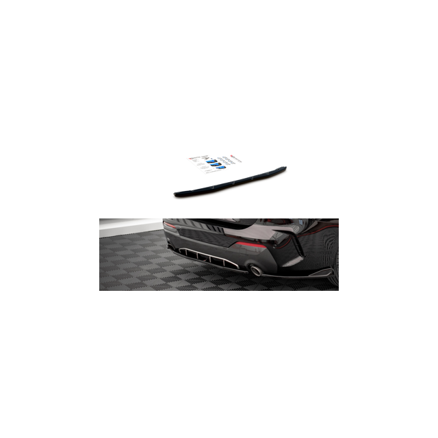 Централна Добавка за задна броня за BMW 4 M-Pack G22 - Maxton Design