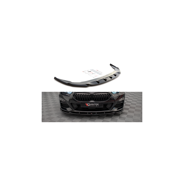 Добавка за предна броня/лип спойлер  V.1 BMW 2 Gran Coupe M-Pack / M235i F44 - Maxton Design