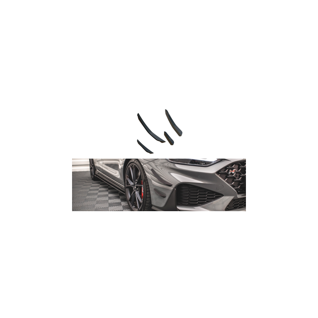 Добавки за предна броня (Добавки) Hyundai I30 N Hatchback/Fastback Mk3 Facelift - Maxton Design