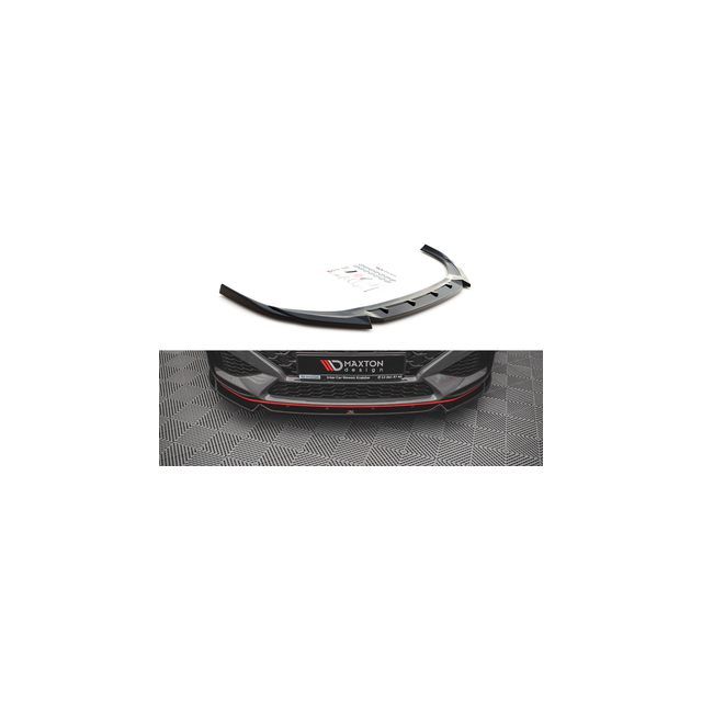 Добавка за предна броня/лип спойлер  V.2 Hyundai I30 N Хечбек/Fastback Mk3 Facelift - Maxton Design