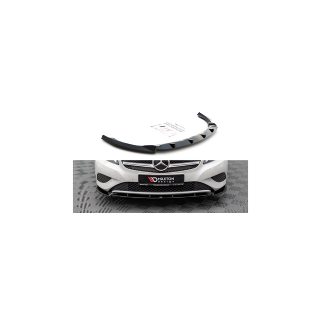 Добавка за предна броня/лип спойлер  V.1 Mercedes-Benz A W176 - Maxton Design