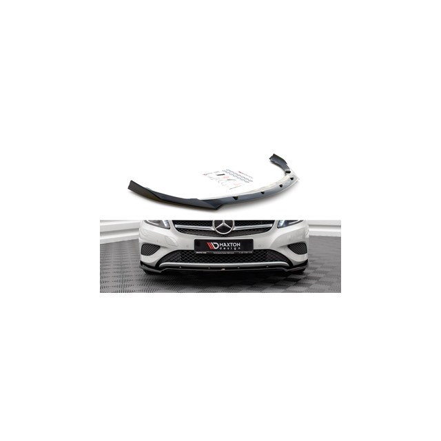 Добавка за предна броня/лип спойлер  V.2 Mercedes-Benz A W176 - Maxton Design