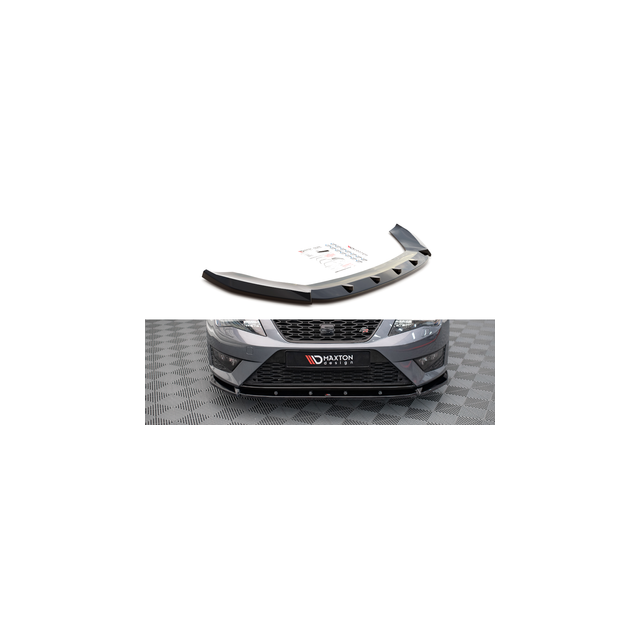 Добавка за предна броня/лип спойлер  V.1 Seat Leon Fr / Cupra Mk3 - Maxton Design
