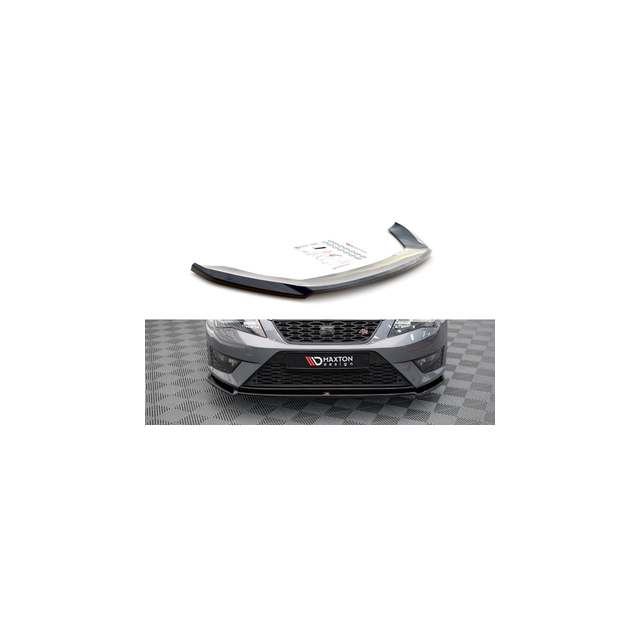 Добавка за предна броня/лип спойлер  V.2 Seat Leon FR / Cupra Mk3 - Maxton Design