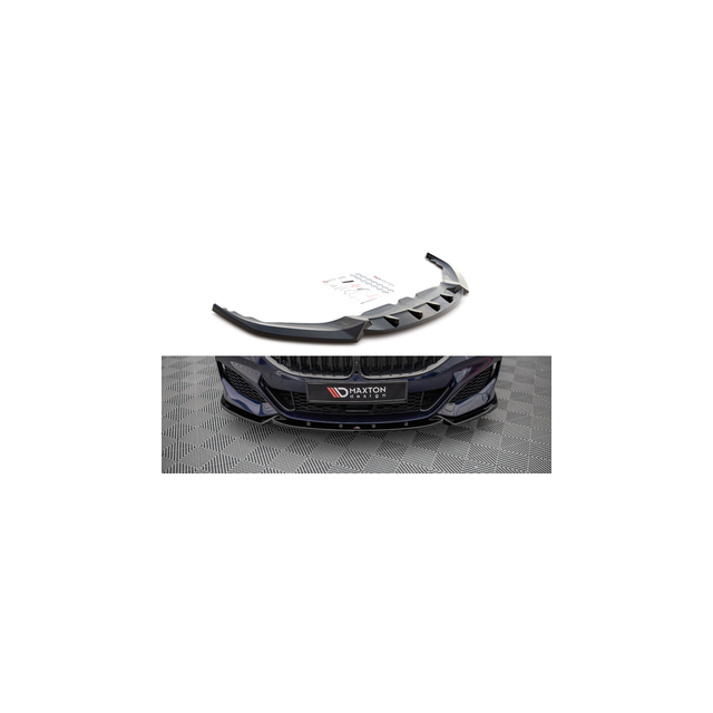 Добавка за предна броня/лип спойлер  V.3 BMW 8 Coupe G15 / 8 Gran Coupe M-Pack G16 - Maxton Design