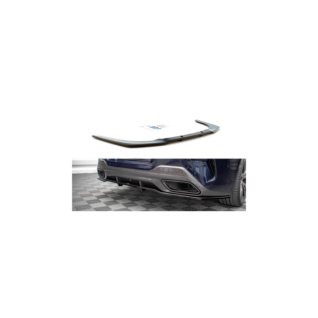 Централна Добавка за задна броня (с вертикални пръти) BMW 8 Gran Coupe M-Pack G16 - Maxton Design