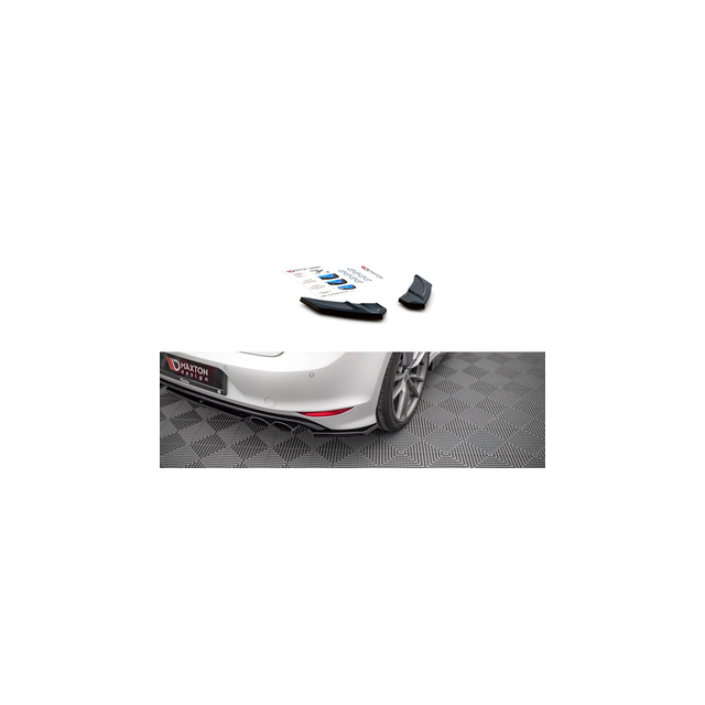 Добавки за задна броня v.3 Volkswagen Golf R Mk7 - Maxton Design