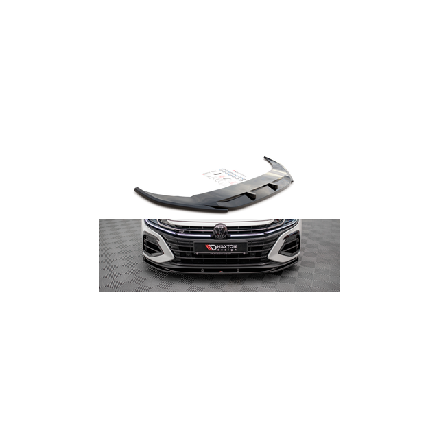 Добавка за предна броня/лип спойлер  V.1 Volkswagen Arteon r - Maxton Design