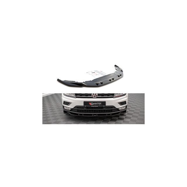 Добавка за предна броня/лип спойлер  Volkswagen Tiguan Mk2 - Maxton Design