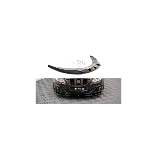 Добавка за предна броня/лип спойлер  v.1 Seat exeo - Maxton Design