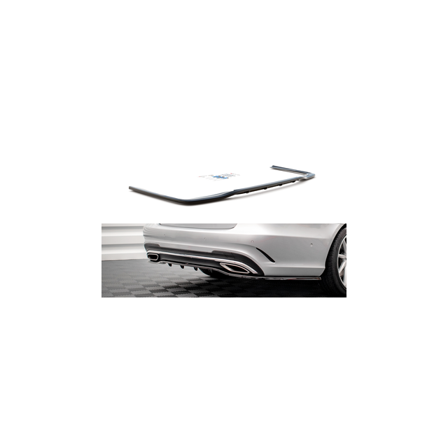 Централна Добавка за задна броня (с вертикални пръти) Mercedes-Benz E AMG-Line Sedan W212 Facelift - Maxton Design
