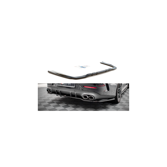 Централна Добавка за задна броня (с вертикални пръти) Mercedes-AMG CLS 53 C257 - Maxton Design