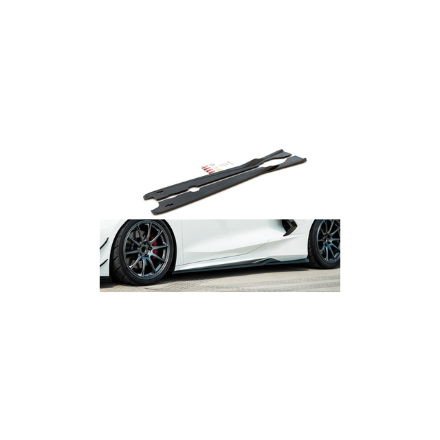 Добавки за прагове Chevrolet Corvette C8 - Maxton Design