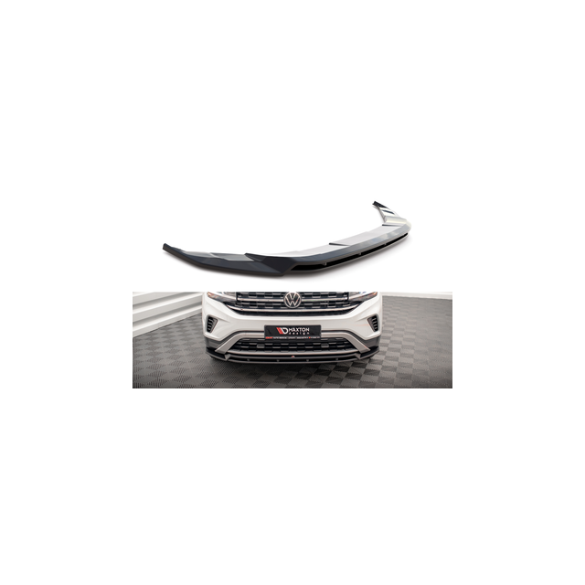 Добавка за предна броня/лип спойлер  V.2 Volkswagen Atlas Cross Sport - Maxton Design