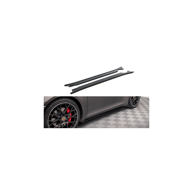 Добавки за прагове Porsche 911 Carrera 4s 992 - Maxton Design