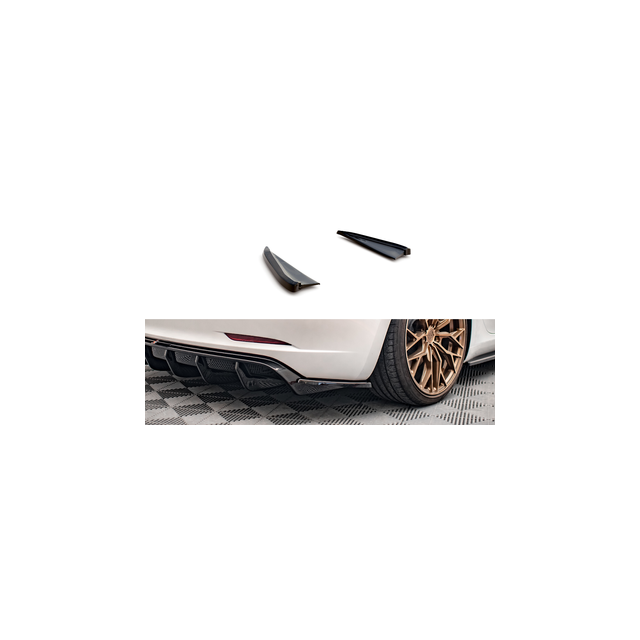 Добавки за задна броня v.2 Tesla Model 3 - Maxton Design