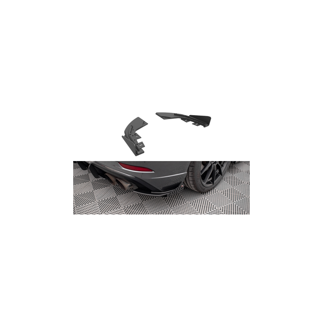 Добавки за задна броня Street Pro + Добавки Audi S3 Sportback 8V Facelift - Maxton Design