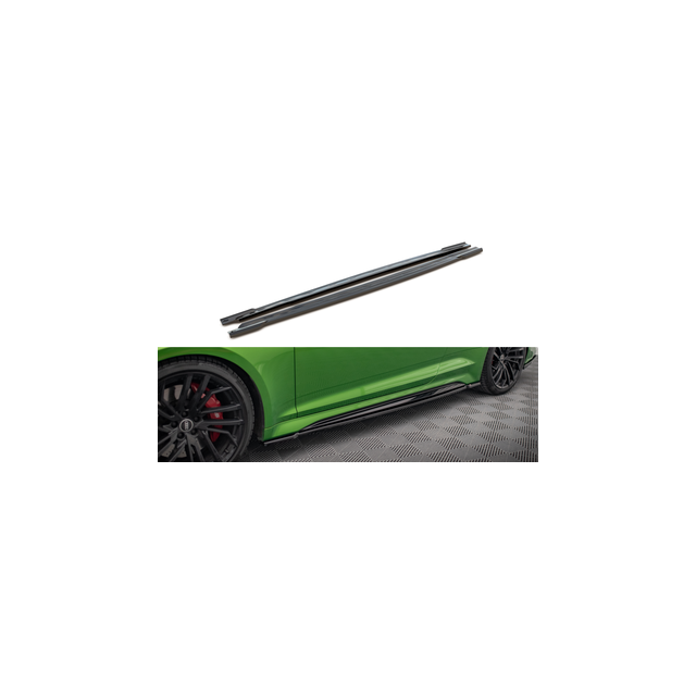 Добавки за прагове Audi RS5 Coupe F5 Facelift - Maxton Design