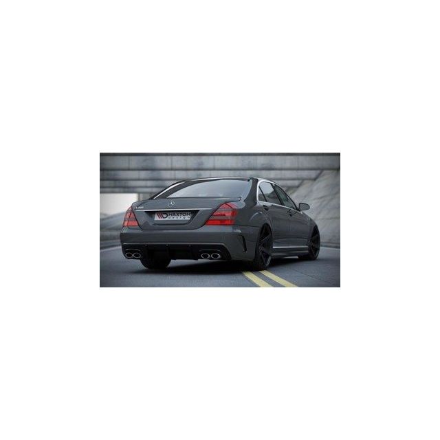 Mercedes S W221 (Виж W205) Задна броня + Дифузьор - Maxton Design