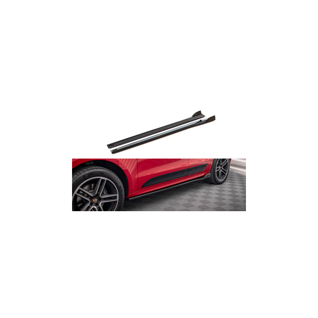 Добавки за прагове Porsche Macan Mk1 Facelift - Maxton Design