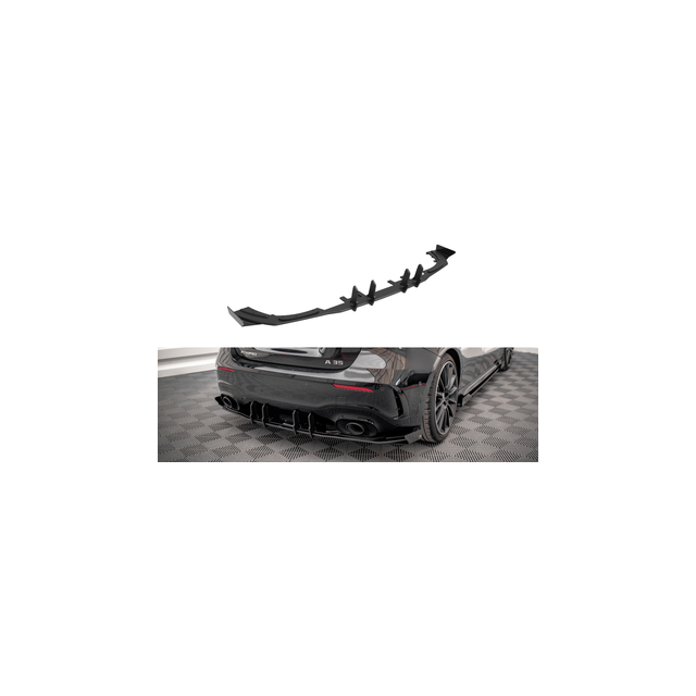 Street Pro Дифузьор + Добавки Mercedes A35 AMG Hatchback Aero Pack W177 - Maxton Design