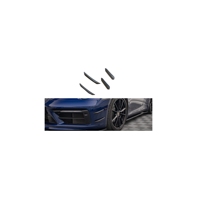 Добавки за предна броня (Добавки) Porsche 911 Carrera Aero 992 - Maxton Design