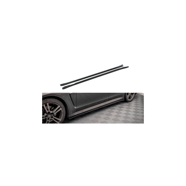 Добавки за прагове V.2 Porsche Panamera / Panamera Diesel / Panamera Turbo 970 - Maxton Design