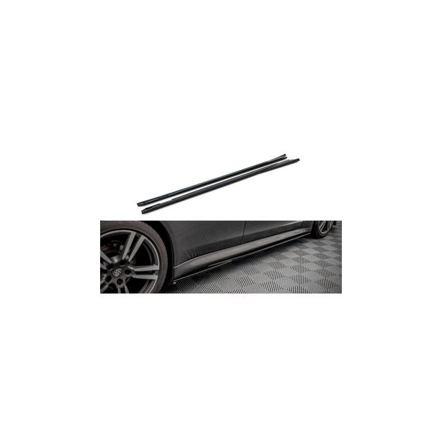 Добавки за прагове V.1 Porsche Panamera / Panamera Diesel / Panamera Turbo 970 - Maxton Design