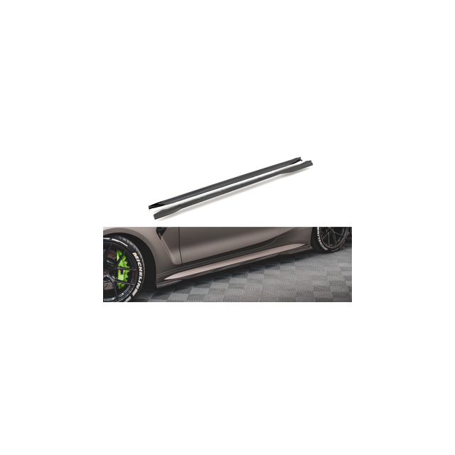 Прагове от въглеродни влакна BMW M4 G82 - Maxton Design