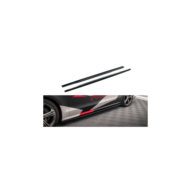 Добавки за прагове V.1 Audi S8 D4 - Maxton Design
