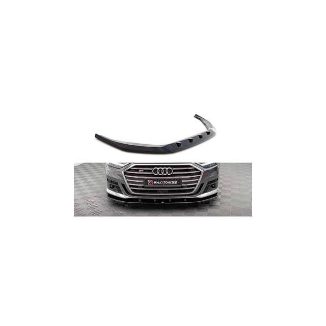 Добавка за предна броня/лип спойлер  V.2 Audi S8 / A8 S-Line D5 - Maxton Design