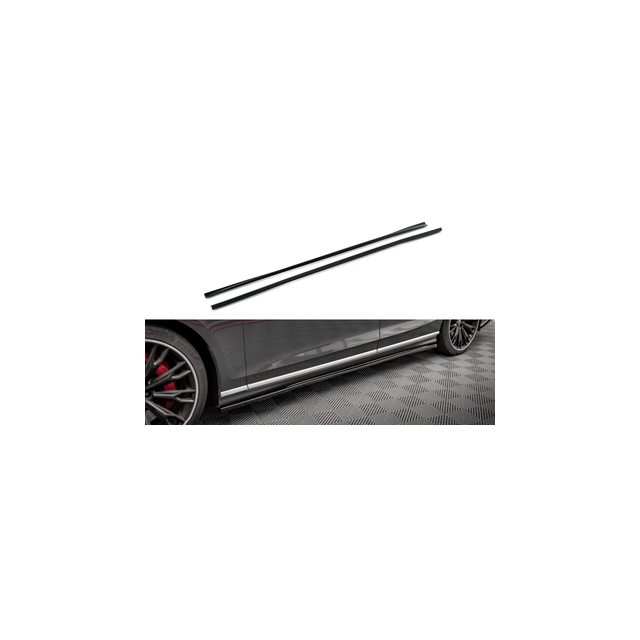 Добавки за прагове Audi S8 / A8 S-Line D5 - Maxton Design