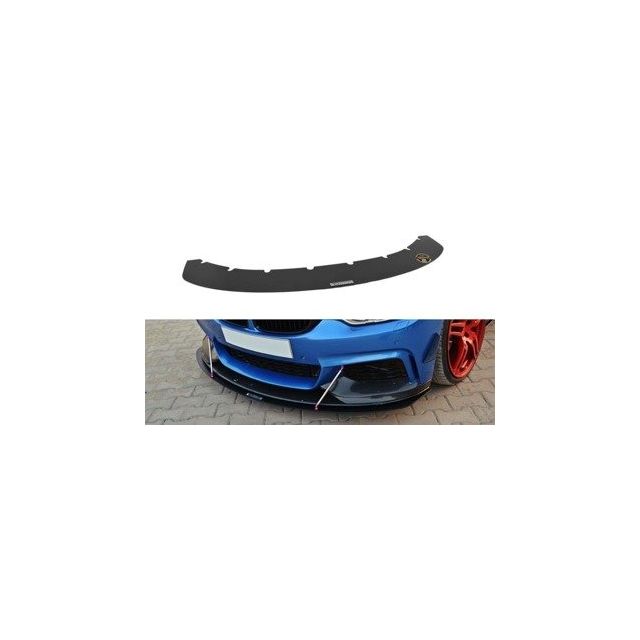 Добавка за предна броня/лип спойлер V.3 за BMW 4 F32 M-Pack & M-Performance - Maxton Design