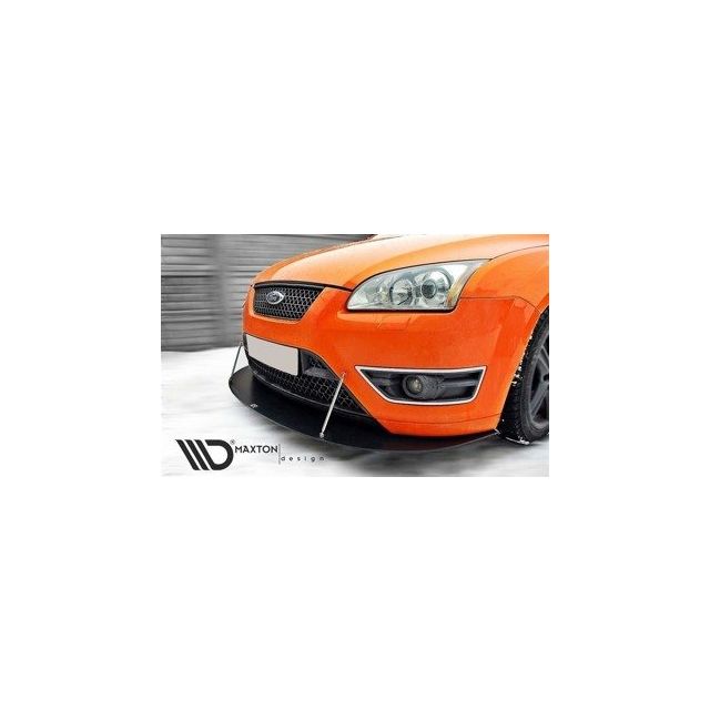  Добавка за предна броня/лип спойлер  Ford Focus St Mk2 - Maxton Design