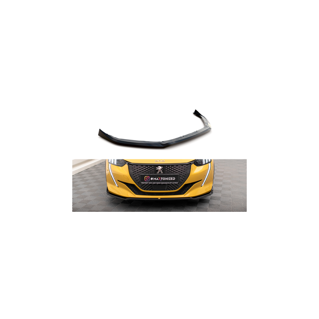 Добавка за предна броня/лип спойлер  V.2 Peugeot 208 GT Mk2 - Maxton Design
