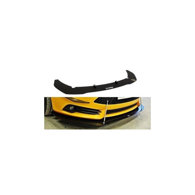  Добавка за предна броня/лип спойлер  V.1 Ford Focus St Mk3 - Maxton Design