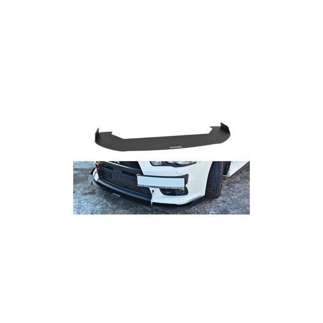 Добавка за предна броня/лип спойлер V.1 Mitsubishi Lancer Evo x - Maxton Design